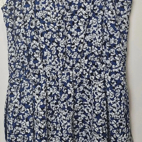 ‎J.Crew Blue Flowers Summer Dress Halter Sz 00 - Picture 3 of 9